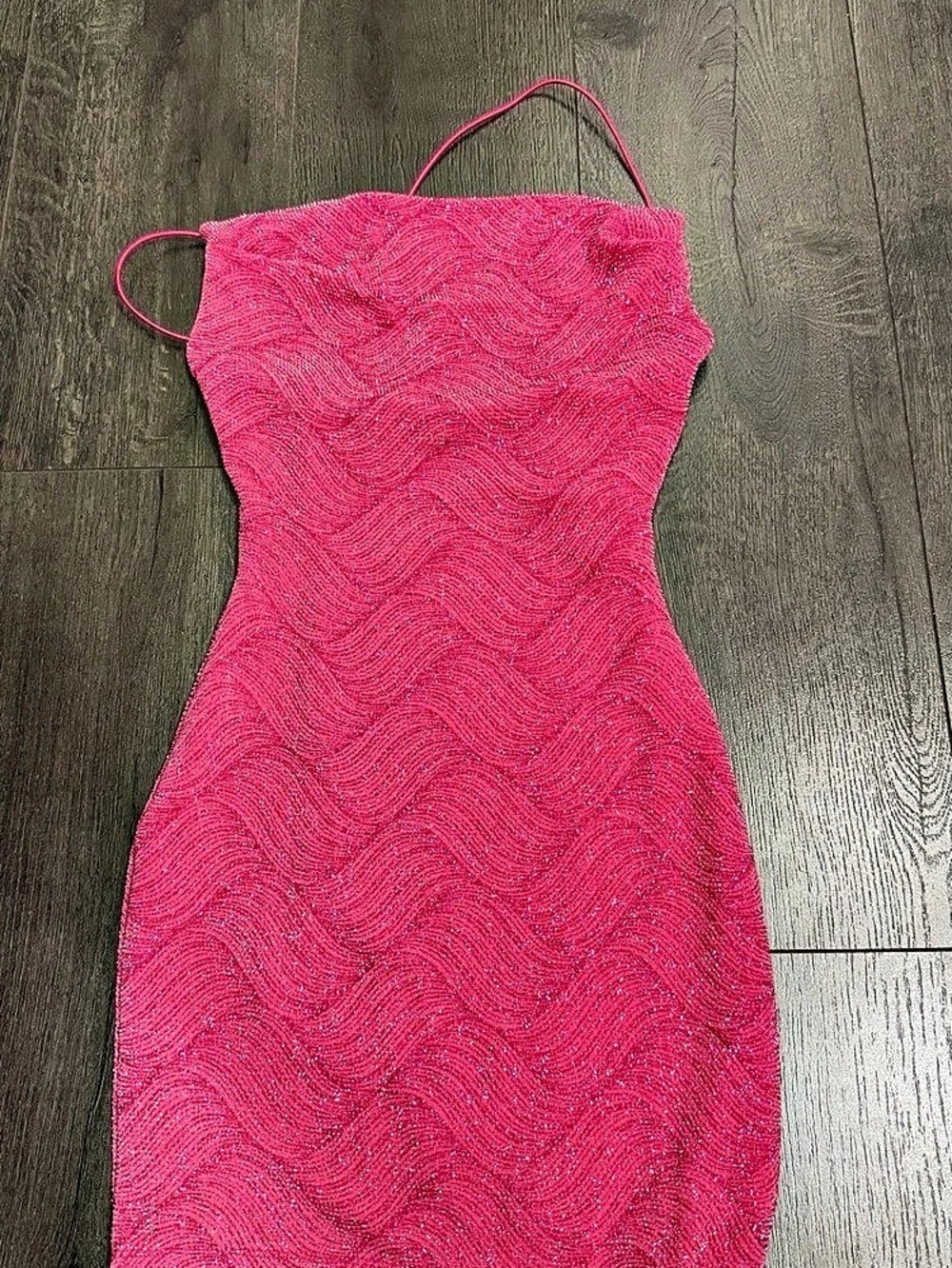 B. Darlin Pink Geometric Mini Dress Size 1-2